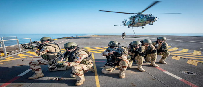 رئيس أركان حرب القوات المسلحة يشهد المرحلة النهائية لـمناورات كليوباترا 2018 