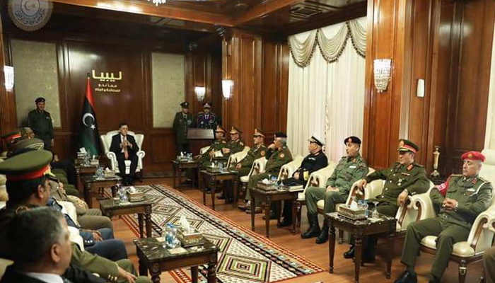 تنصيب الفريق ركن محمد علي محمد المهدي الشريف رسمياً رئيساً للأركان العامة للجيش الليبي .