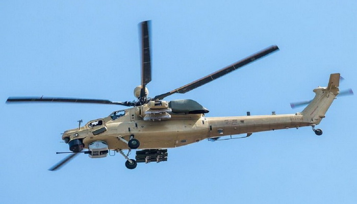 رصد إنتاج أول مروحية روسية جديدة من طراز Mi-28NM.
