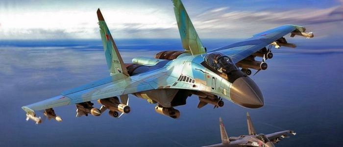 مقاتلات الجيل الرابع الجيل ++4 الروسية "سوخوي سو-35- إس" الحديثة تختبر قدراتها القتالية . 