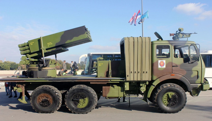 القوات المسلحة الصربية تختبر نسخة متقدمة من نظام صواريخ  .OGANJ