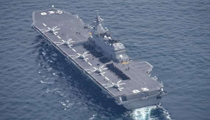 اليابان ترسل مدمرة المروحيات للمشاركة في المناورات العسكرية في مياه شبه الجزيرة الكورية