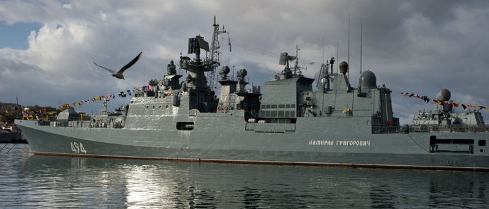 فرقاطة "الأميرال غريغوروفتش" تلتحق بالمجموعة البحرية الروسية في البحر الأبيض