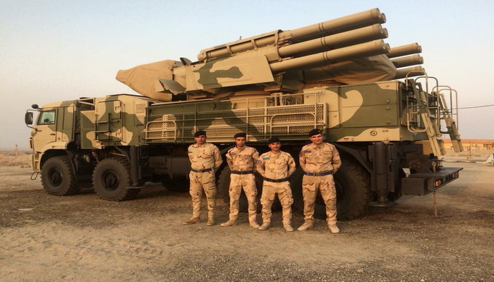 العراق يتسلّم منظومات الدفاع الجوي بانستير إس-1 (PANTSIR S1) الروسية .