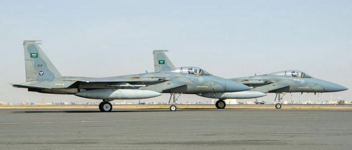 السعودية | اختتام تمرين "عين الصقر 2" الجوي بين القوات الجوية السعودية واليونانية بالمنطقة الشمالية الغربية.