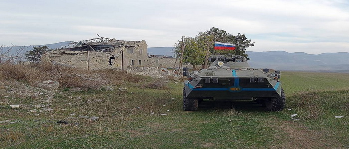 أذربيجان | مسيرات الجيش تشن غارات بطائرات مسيرة على التشكيلات المسلحة الروسية في ناغورنو كاراباخ.