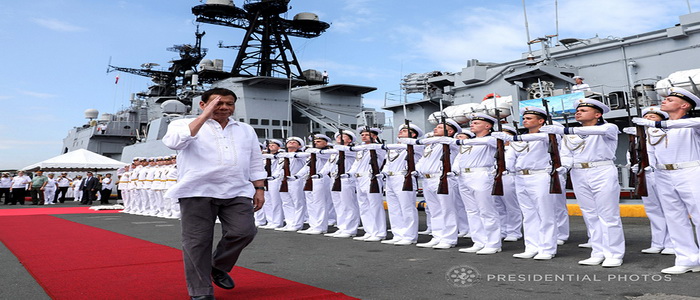 روسيا | سفن حربية تابعة لأسطول المحيط الهادئ الروسي تزور الفلبين في زيارة ودية غير رسمية.