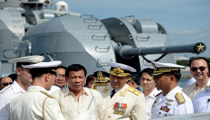 روسيا | سفن حربية تابعة لأسطول المحيط الهادئ الروسي تزور الفلبين في زيارة ودية غير رسمية.