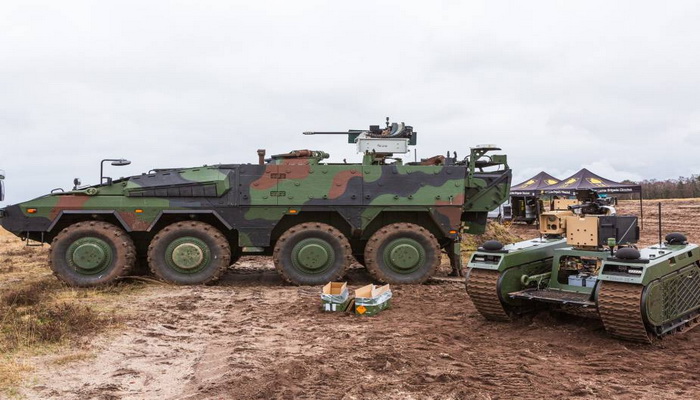 أستراليا | اختبار محطة الأسلحة عن بعد EOS بأسلحة أثقل على العربة المدرعة Boxer APC.