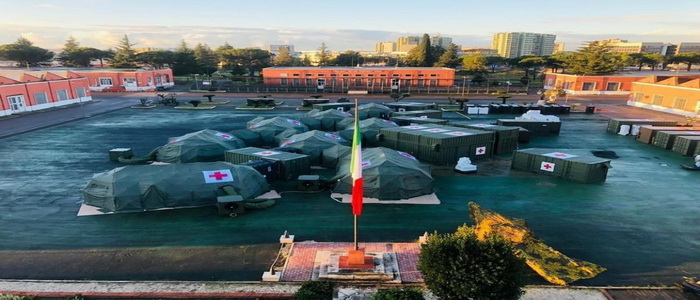 إيطاليا | الجيش يتسلم أول مستشفى ميداني من وكالة الدعم والمشتريات التابعة لحلف الناتو.