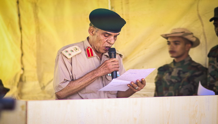 Libya | Celebrating the graduation of the first batch of recruits for the 6th Infantry Brigade of Sebha.