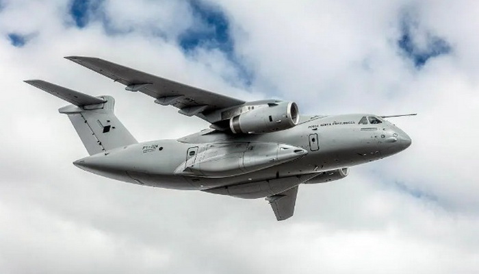 البرازيل | شركة Embraer تحقق تقدمًا في حملة اختبار طائرة النقل العسكرية KC-390 لصالح سلاح الجو البرتغالي.