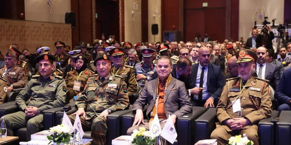 ليبيا | انطلاق أعمال المؤتمر القانوني الدولي الأول للقضاء العسكري ، الذي تنظمه وزارة الدفاع بحكومة الوحدة الوطنية.