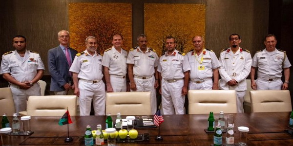 غانا | مشاركة البحرية الليبية في فعاليات قمة القوات البحرية الأفريقية (AMFS) وندوة قيادة المشاة البحرية (NILS) المقامة بغانا.