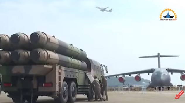 China's new HQ-19 surface-to-air missile system... advanced interception capabilities.