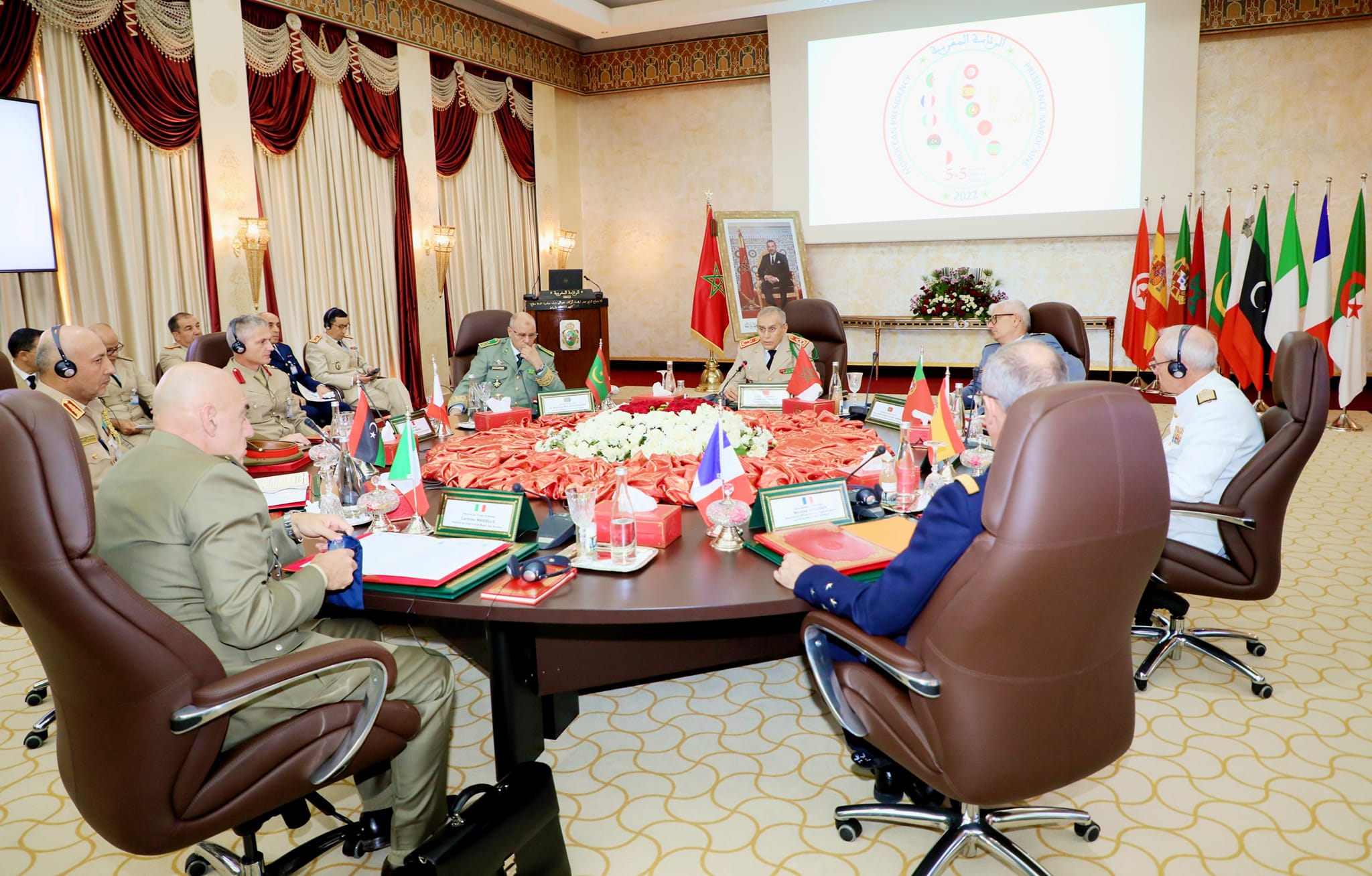 المغرب | الاجتماع الرابع عشر لرؤساء أركان القوات المسلحة للبلدان الأعضاء في مبادرة 5 + 5 دفاع.