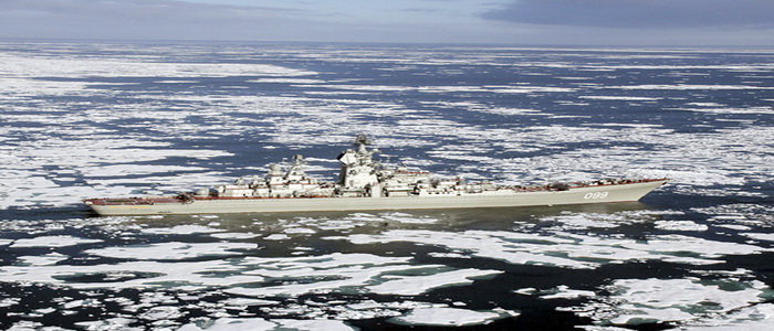 تدريبات لمشاة أسطول الشمال الروسي في الدائرة القطبية الشمالية