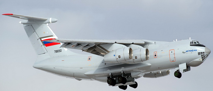 تدريبات روسية لاستخدام طائرات النقل العسكرية "إيل-76إم دي" كقاذفات قنابل 