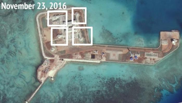 الصين تعزز دفاعاتها العسكرية في جزرها الإصطناعية في بحر الصين الجنوبي