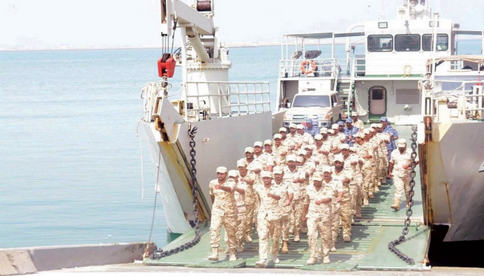 إنطلاق مناورات عسكرية سعودية بحرينية «جسر 18» بمياه الخليج العربي