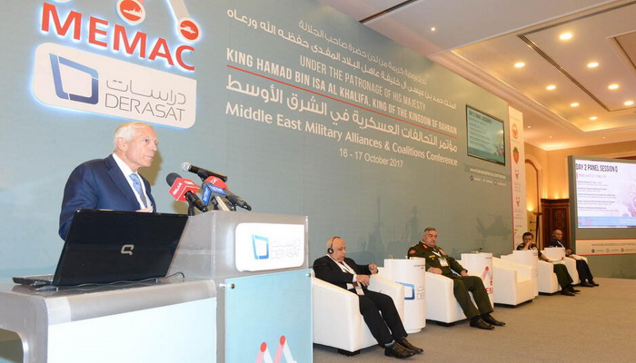 إختتام فعاليات مؤتمر «التحالفات العسكرية في الشرق الأوسط» بالبحرين