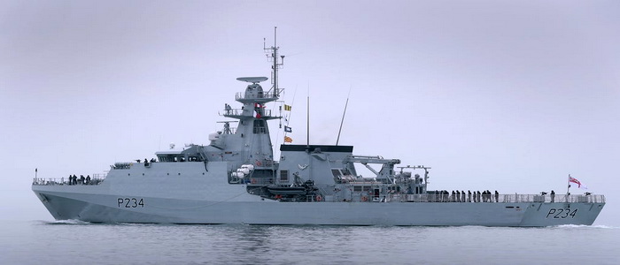 بريطانيا | سفينة الدورية HMS Spey التابعة للبحرية الملكية تواصل التجارب قبل انضمامها للأسطول.