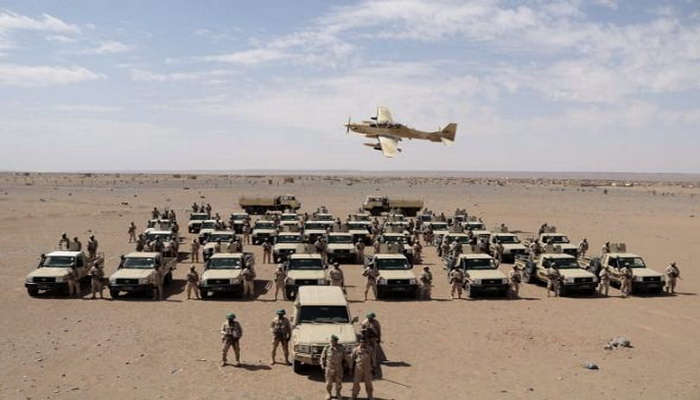 موريتانيا | الجيش الوطني الموريتاني يعلن عن بدء تنفيذ مناورات "زمور2" العسكرية شمالي البلاد.