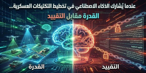 عندما يُشارك الذكاء الاصطناعي في تخطيط التكتيكات العسكرية ... القدرة مقابل التقييد.