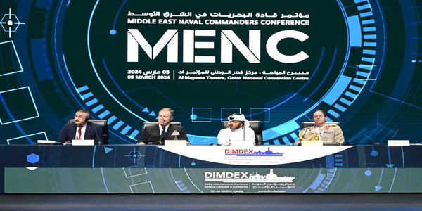 قطر | بدء جلسات مؤتمر قادة البحريات في الشرق الأوسط تحت شعار "آفاق النمو الاقتصادي في ظل التحديات الأمنية وتأثيرها العالمي"، بمشاركة متحدثين خبراء وأكاديميين دوليين.