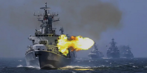 الصين | بدء مناورات "السيف المشترك 2024 آيه" العسكرية الكبيرة في مضيق تايوان وتطوّقها بقوات بحرية وجوية.