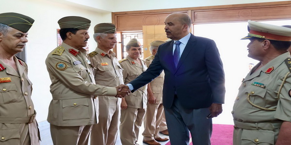 ليبيا | عضو المجلس الرئاسي القائد الأعلى للجيش الليبي يقوم بزيارة إلى مقر رئاسة أركان قوات الدفاع الجوي.