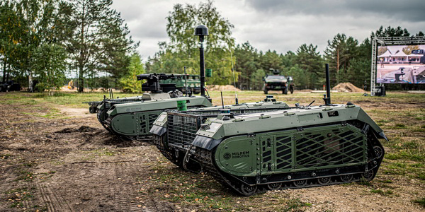 أستونيا | شركة Milrem Robotics تفتتح منشأة جديدة لإنتاج مركبات أرضية آلية غير مأهولة.
